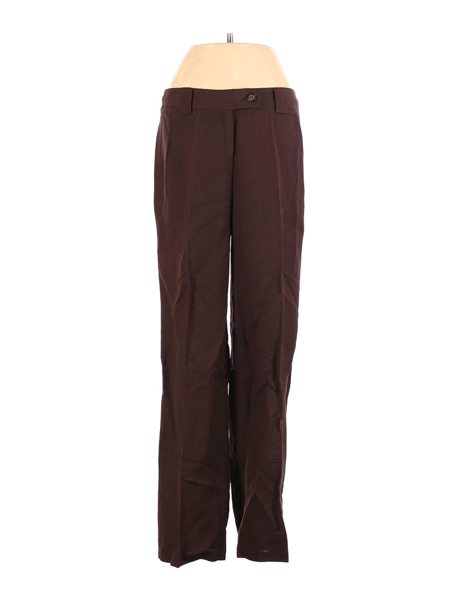 brown linen pants