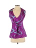 Tracy Feith Purple Sleeveless Blouse Size 3 - photo 1