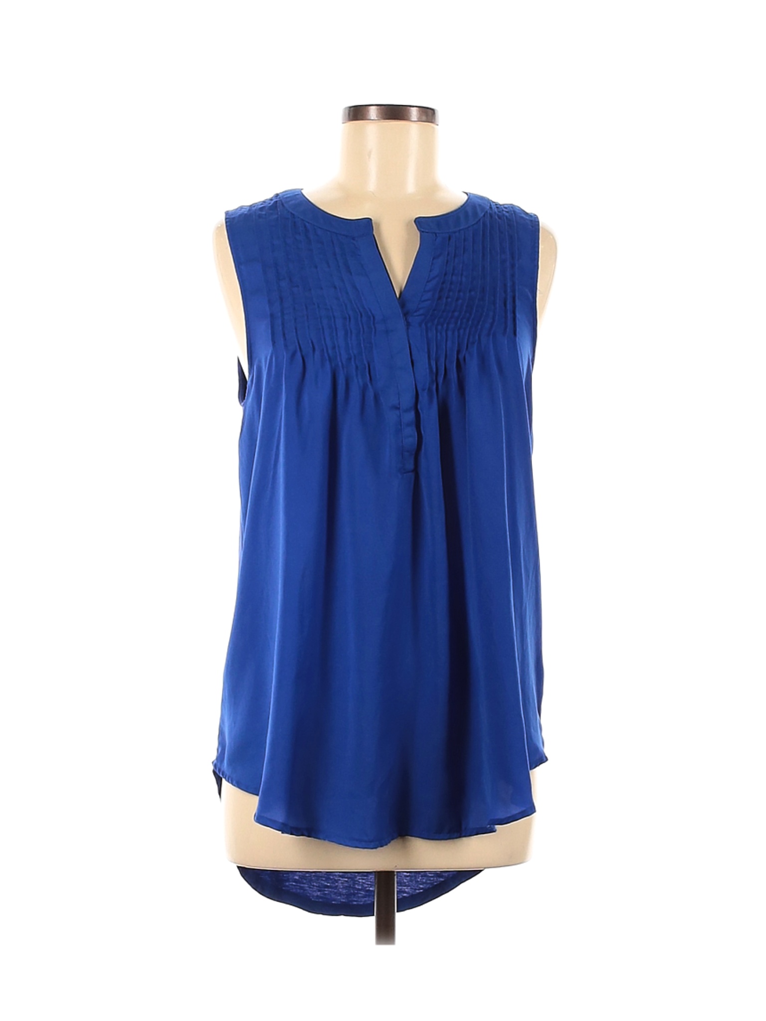 Merona Women Blue Sleeveless Blouse M | eBay