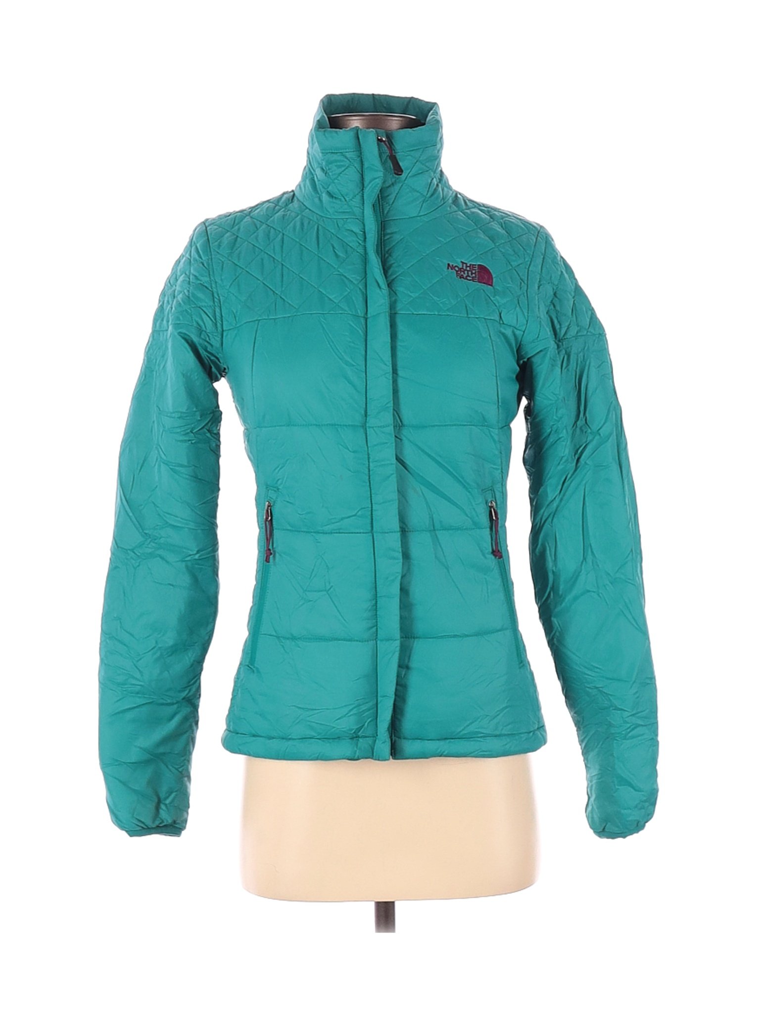 the north face green coat