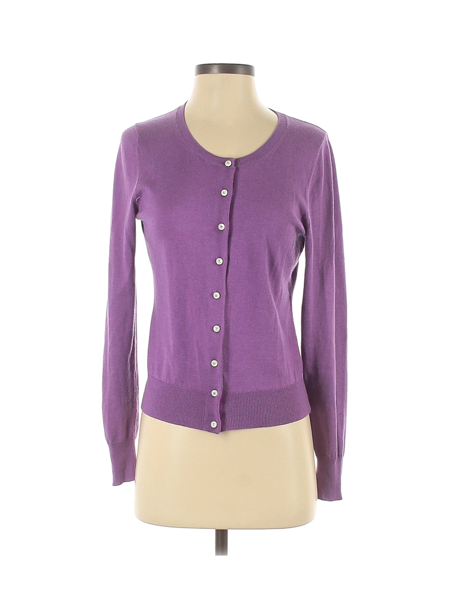 Banana Republic Women Purple Silk Cardigan S | eBay