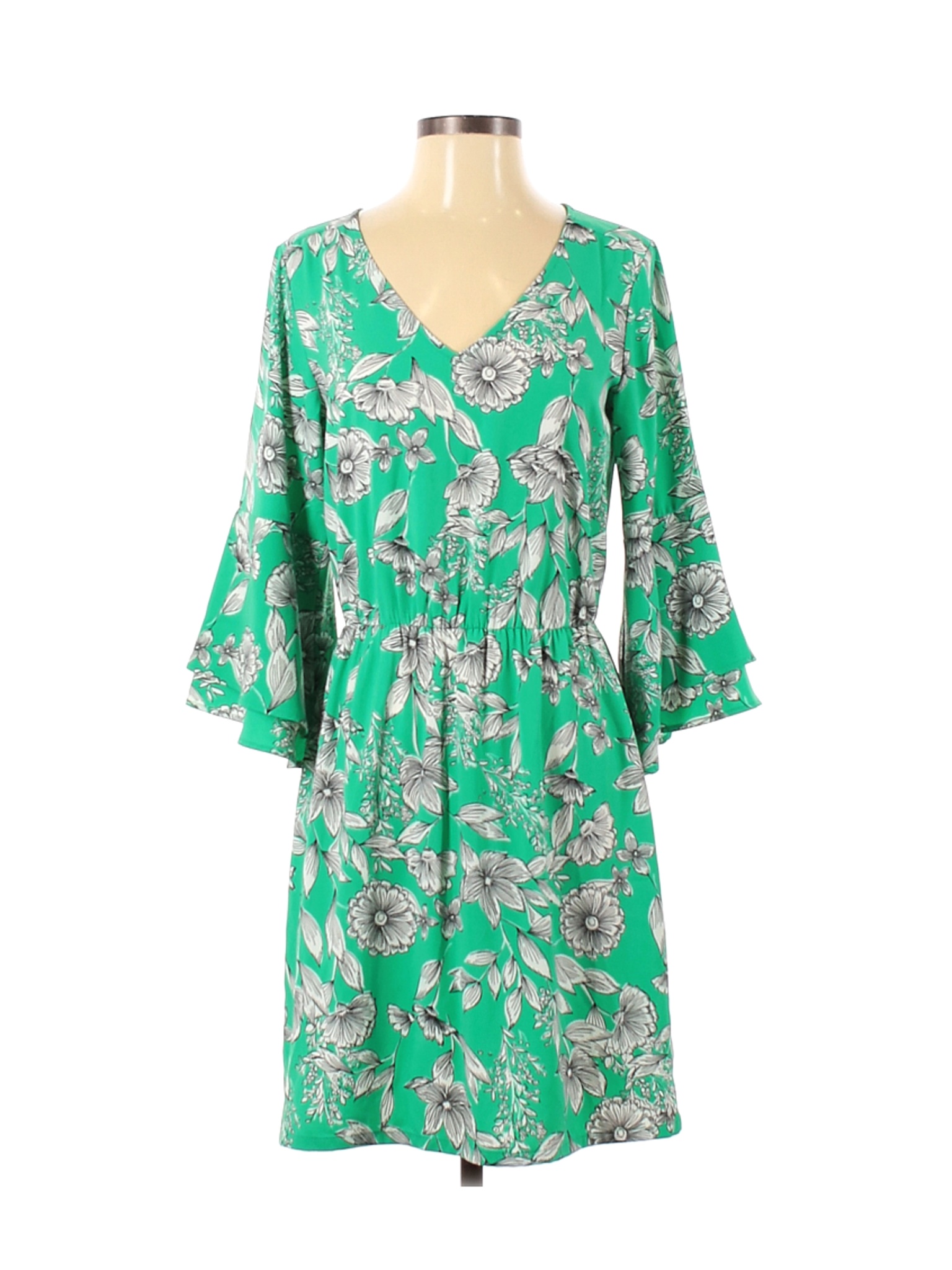 a new day green floral dress