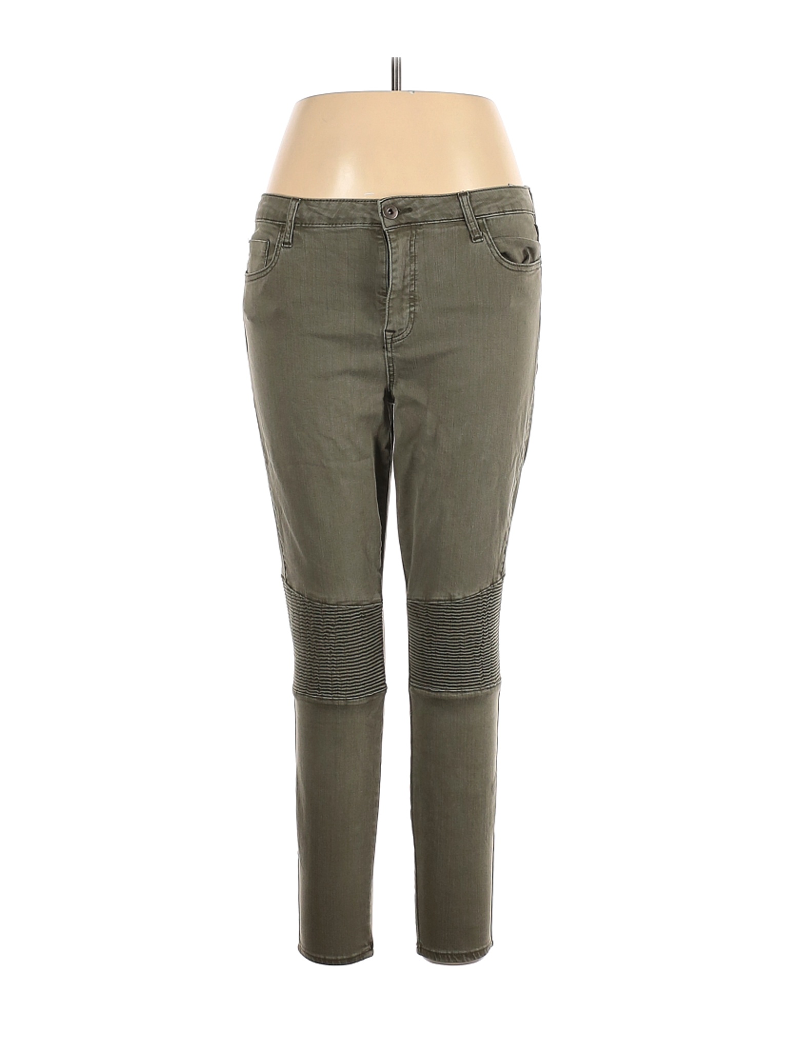 green jeggings womens