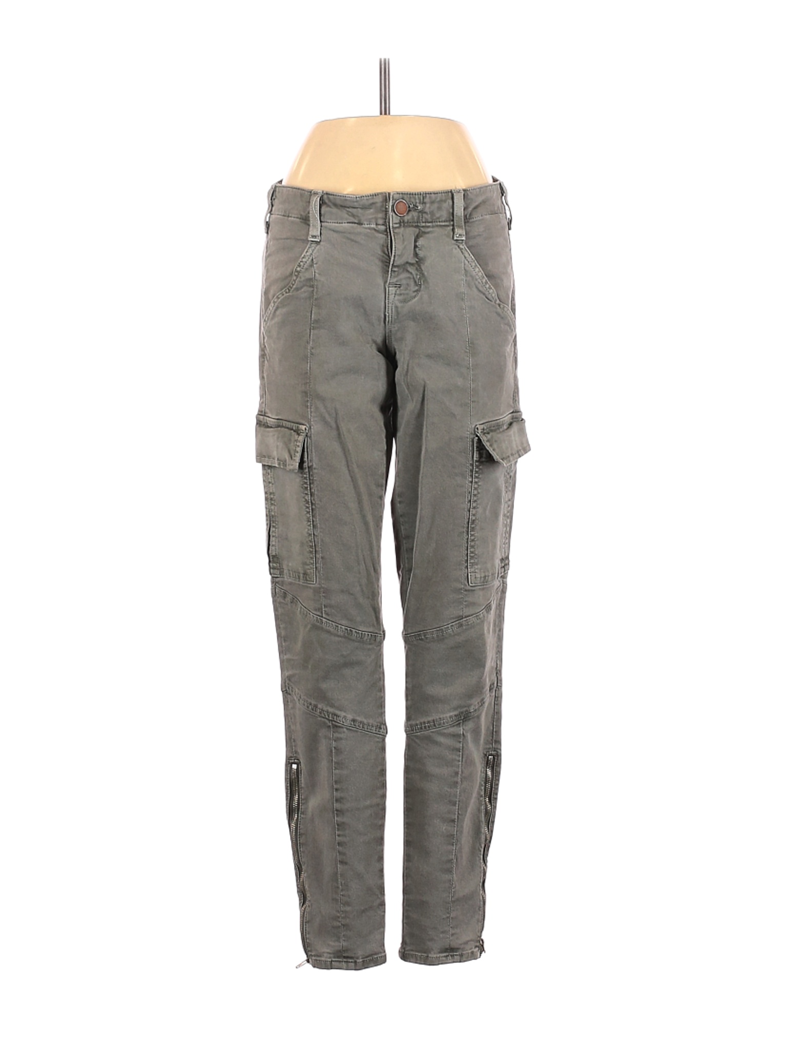 J Brand Women Gray Cargo Pants 25W eBay