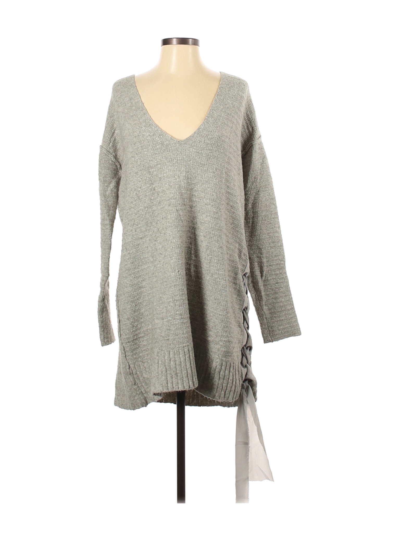 Free People Women Gray Pullover Sweater S | eBay