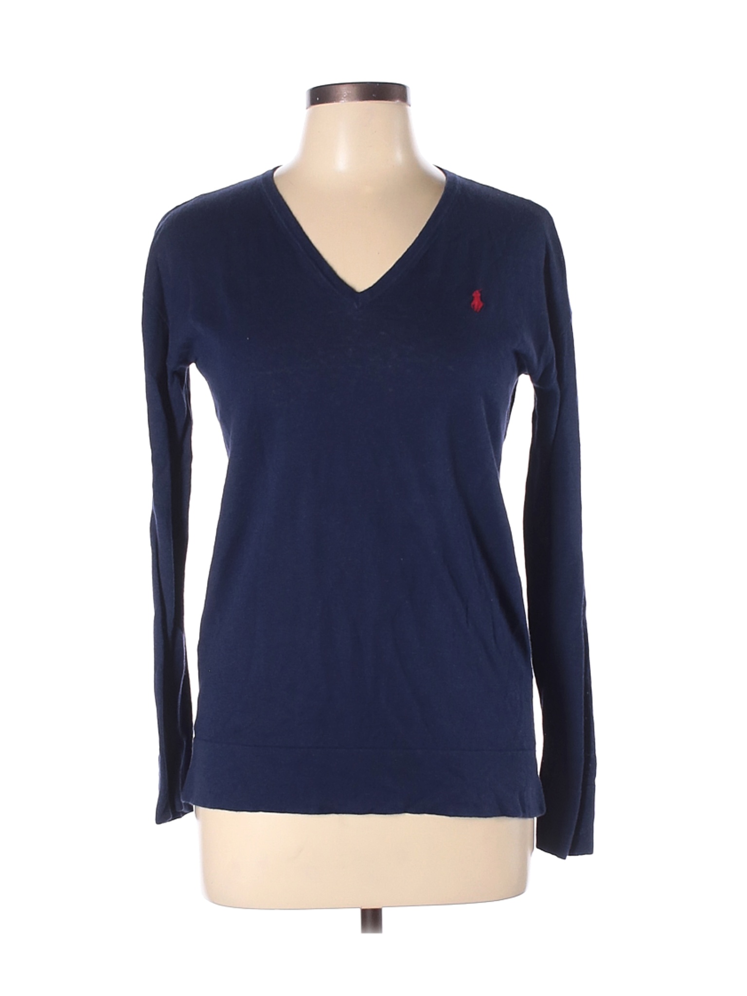 Polo by Ralph Lauren Women Blue Pullover Sweater L | eBay