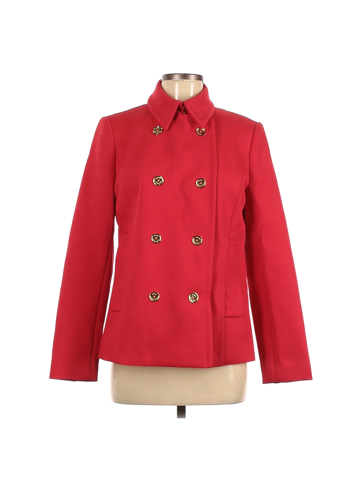 Michael Michael Kors Solid Red Coat Size M 74 Off Thredup