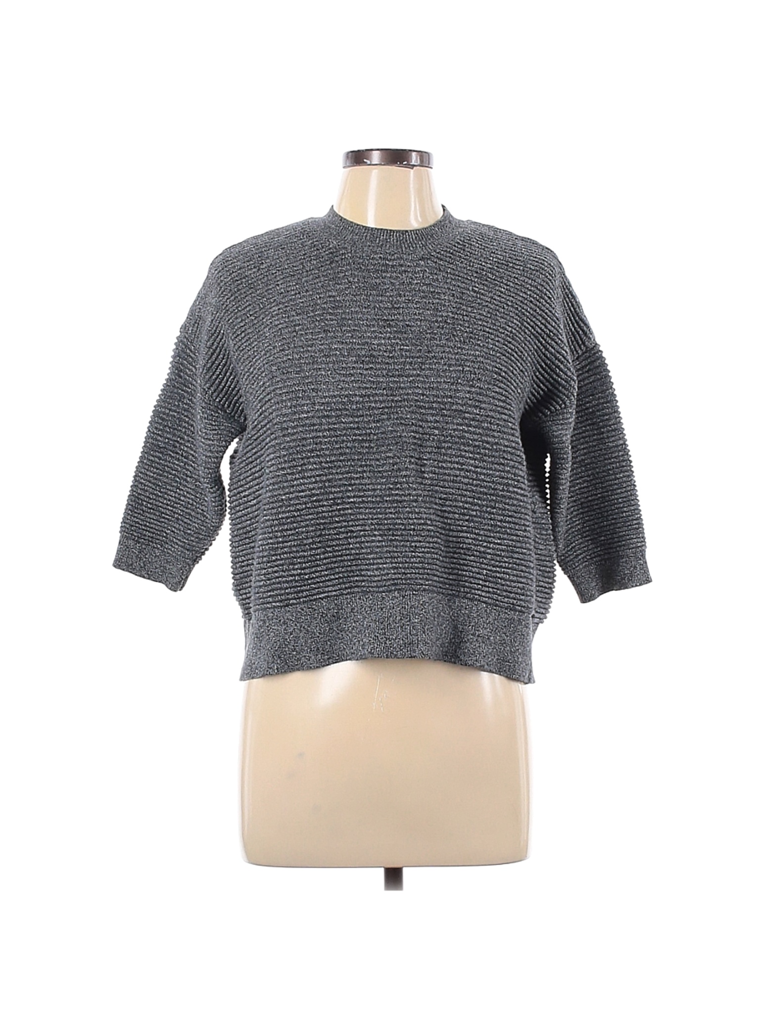 FRNCH Women Gray Pullover Sweater L | eBay
