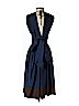 BCBGMAXAZRIA Solid Dark Blue Casual Dress Size 6 - 80% off | thredUP