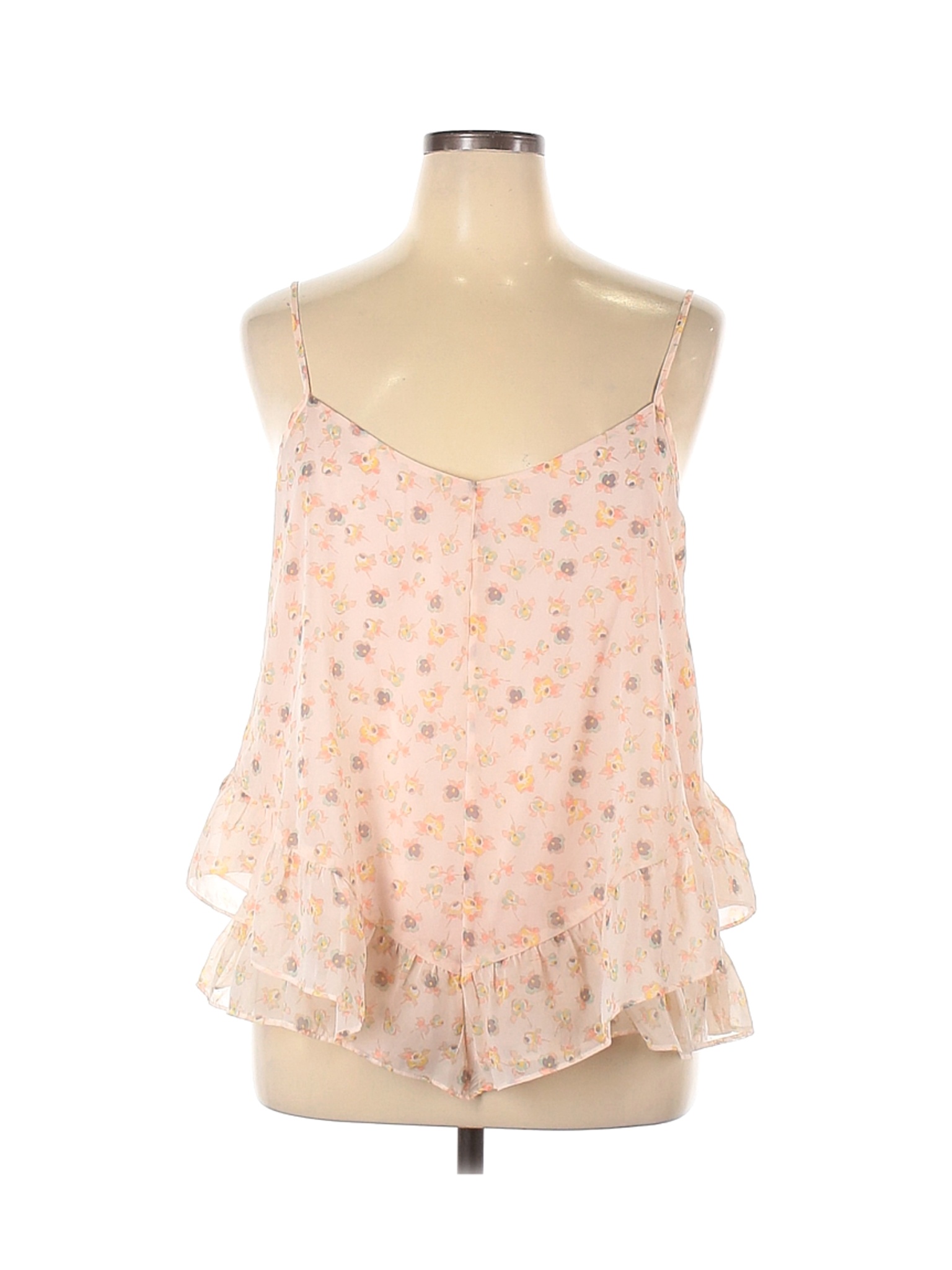 LC Lauren Conrad Women Pink Sleeveless Blouse XL | eBay