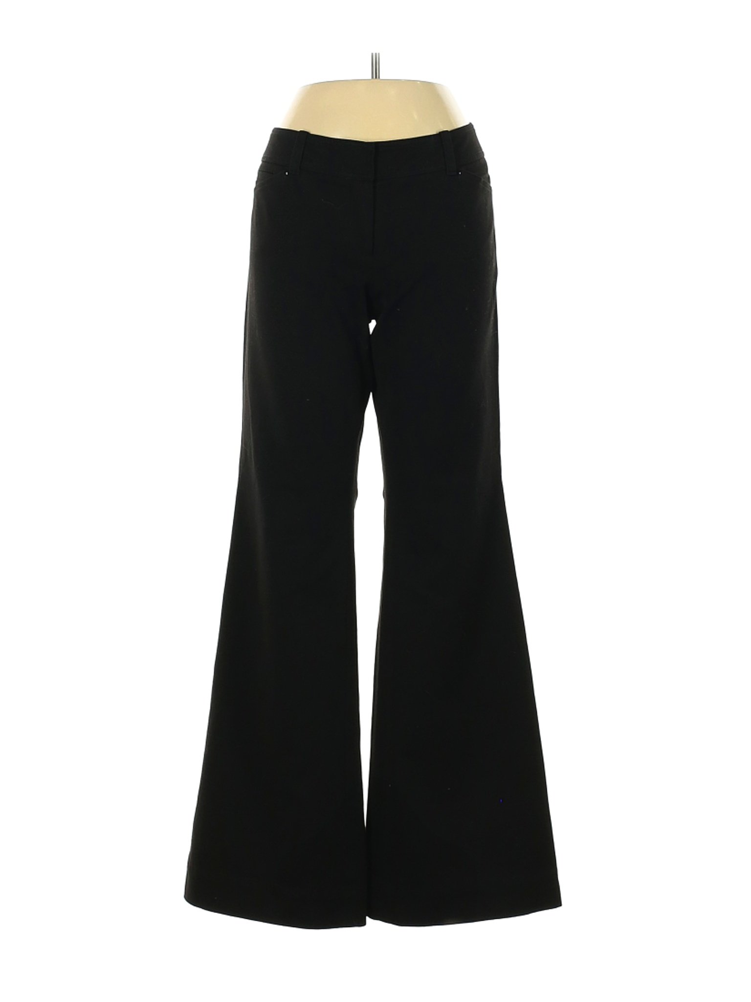 White House Black Market Women Black Dress Pants 8 | eBay