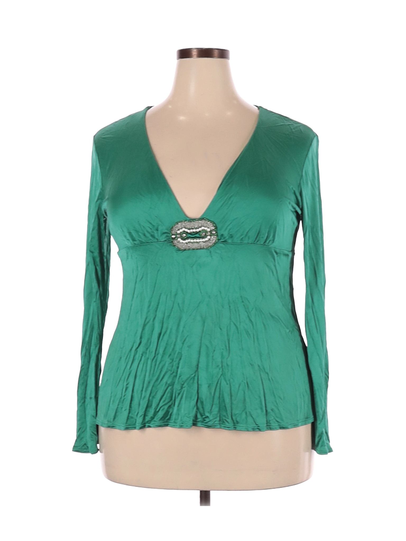 green long sleeve tops