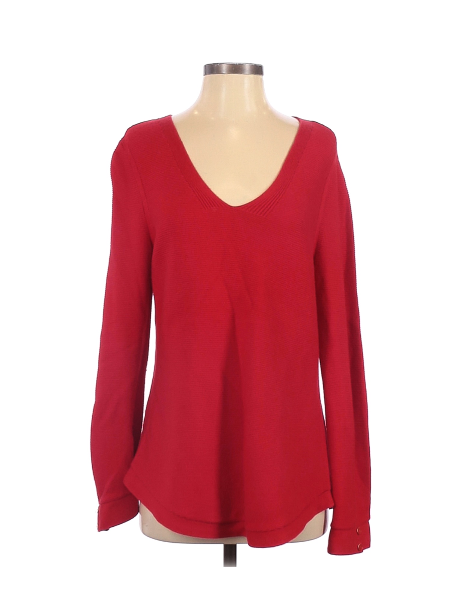 Talbots Women Red Pullover Sweater M | eBay