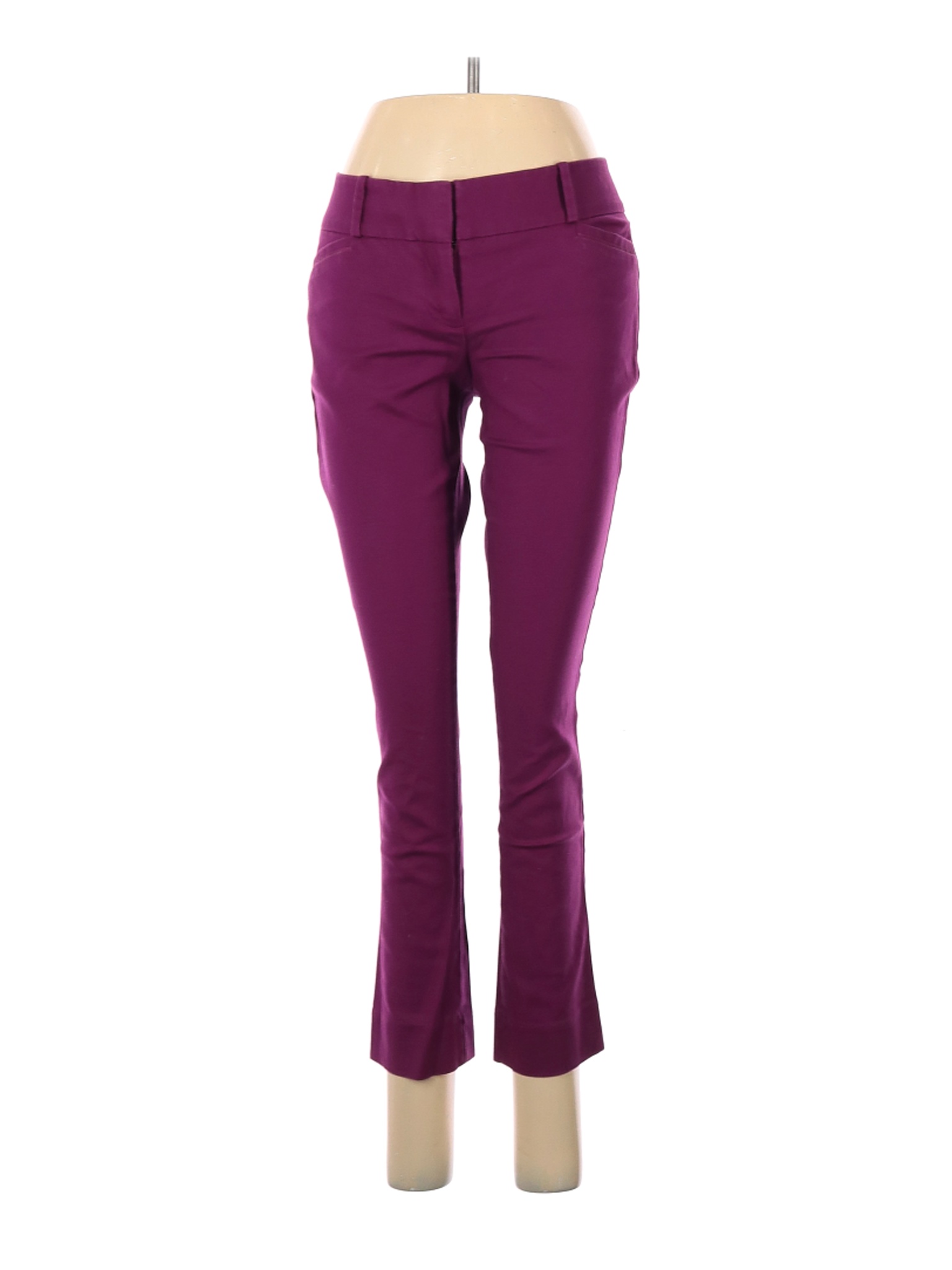 purple dress pants womens