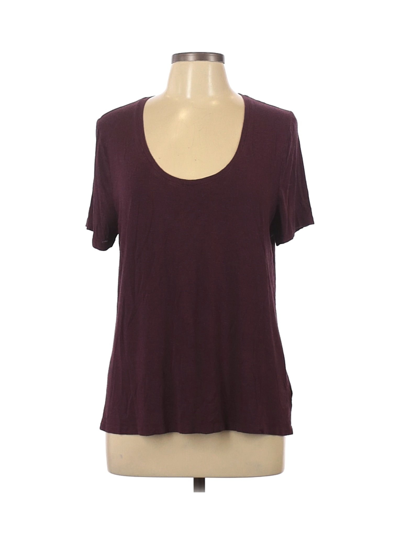 purple short sleeve shirt womens