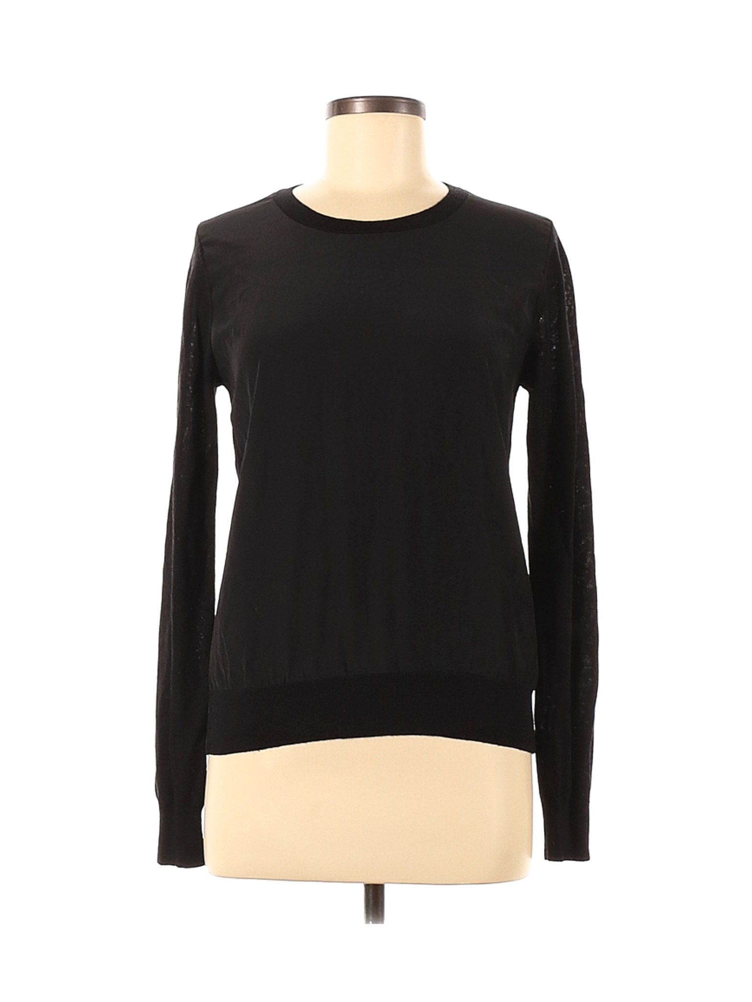 NWT Uniqlo Women Black Pullover Sweater M | eBay