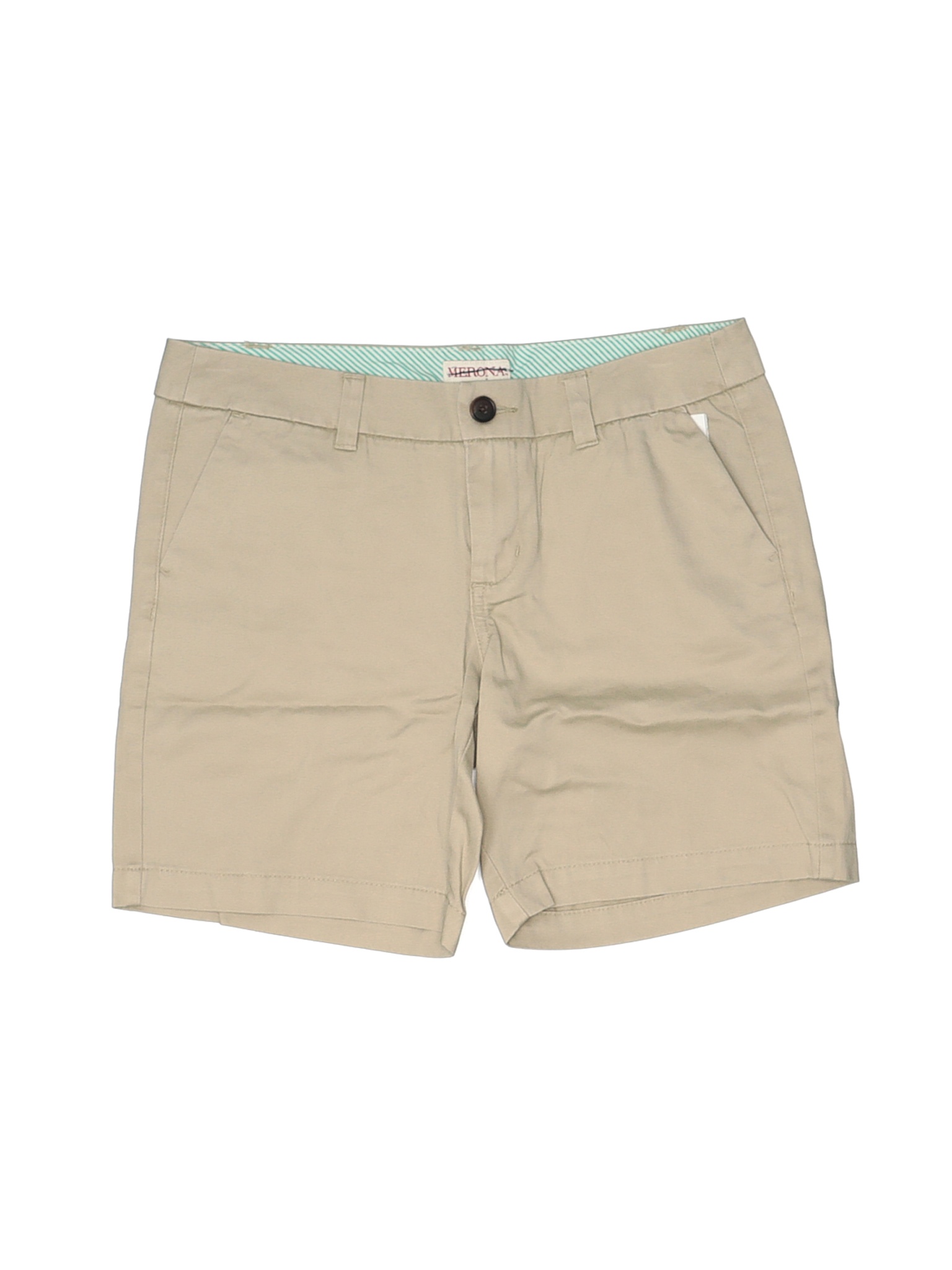 dark brown khaki shorts