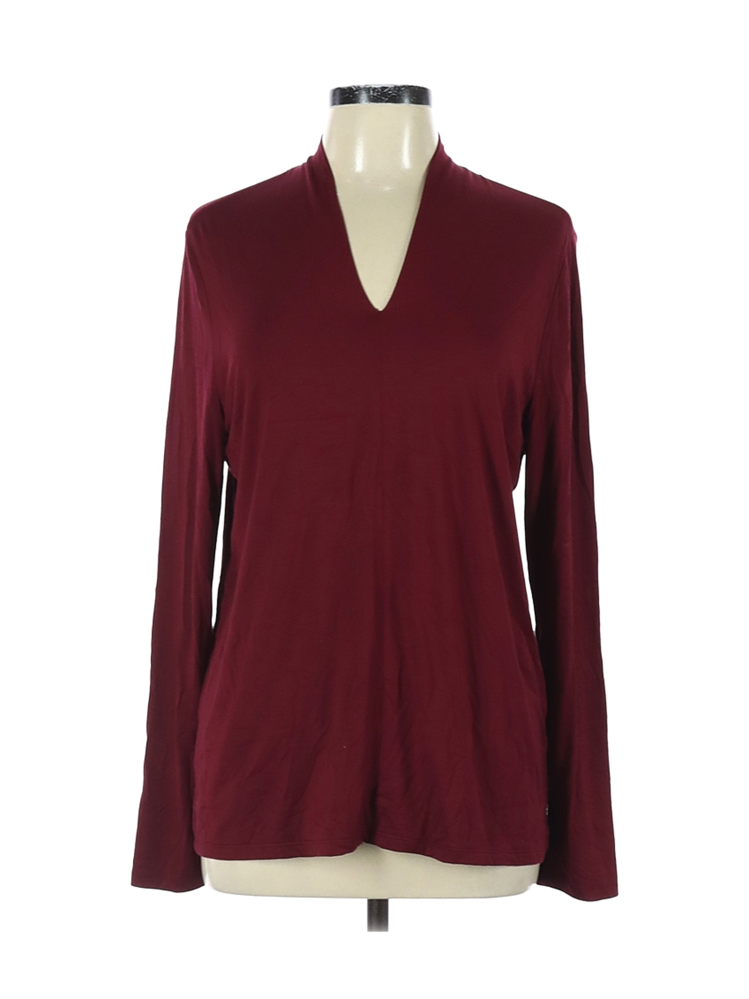 Talbots Women Red Long Sleeve T-Shirt L | eBay