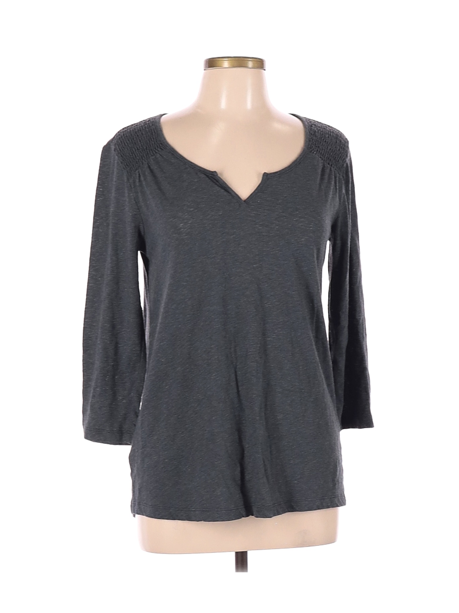 Eddie Bauer Women Gray Long Sleeve T-Shirt L | eBay