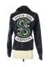 Riverdale 100% Polyurethane Black Faux Leather Jacket Size XS - photo 2