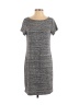 Ann Taylor LOFT Solid Tweed Gray Casual Dress Size XS - photo 1