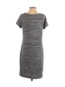 Ann Taylor LOFT Solid Tweed Gray Casual Dress Size XS - photo 2