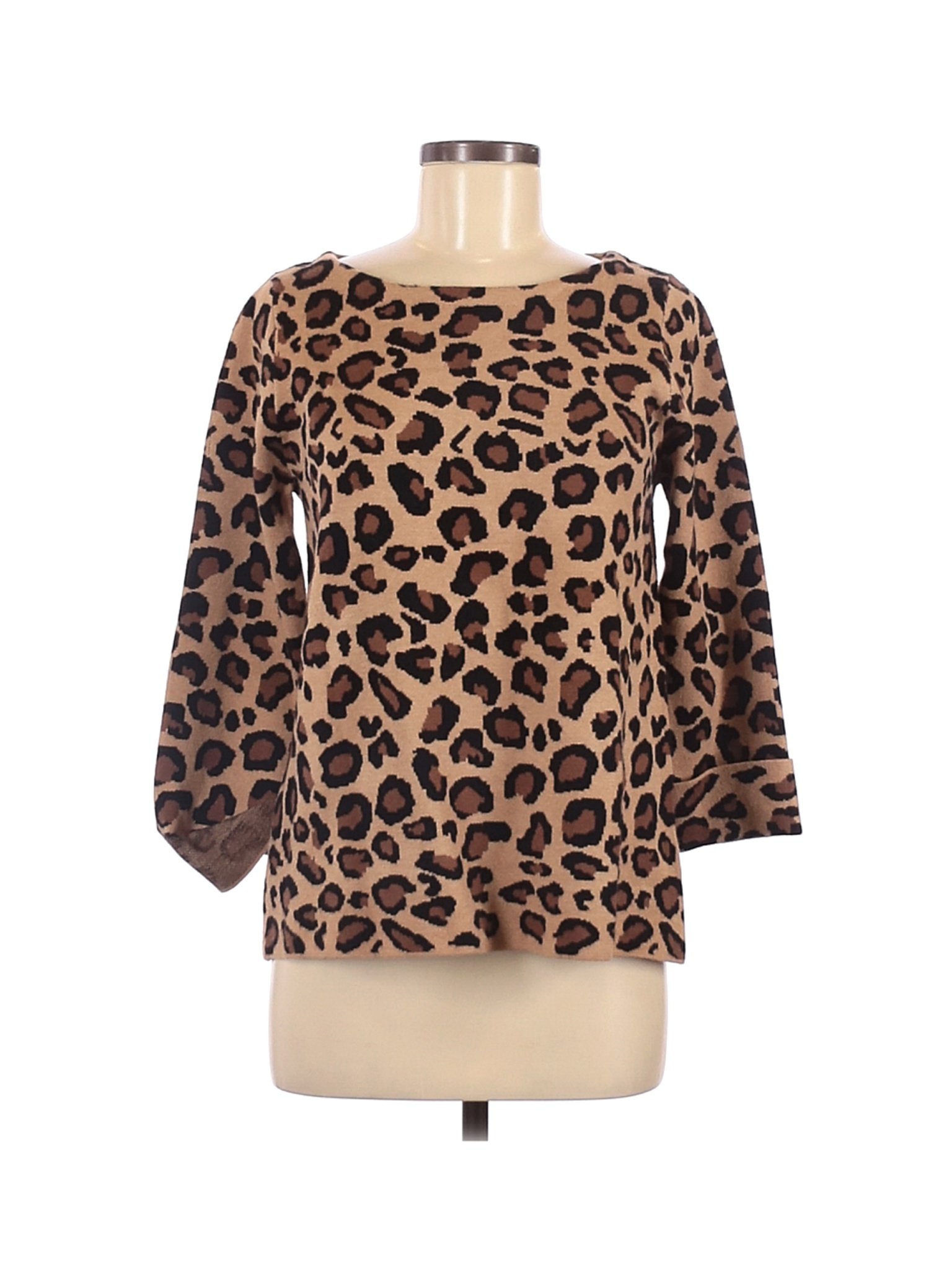 Tahari Women Brown Pullover Sweater M | eBay