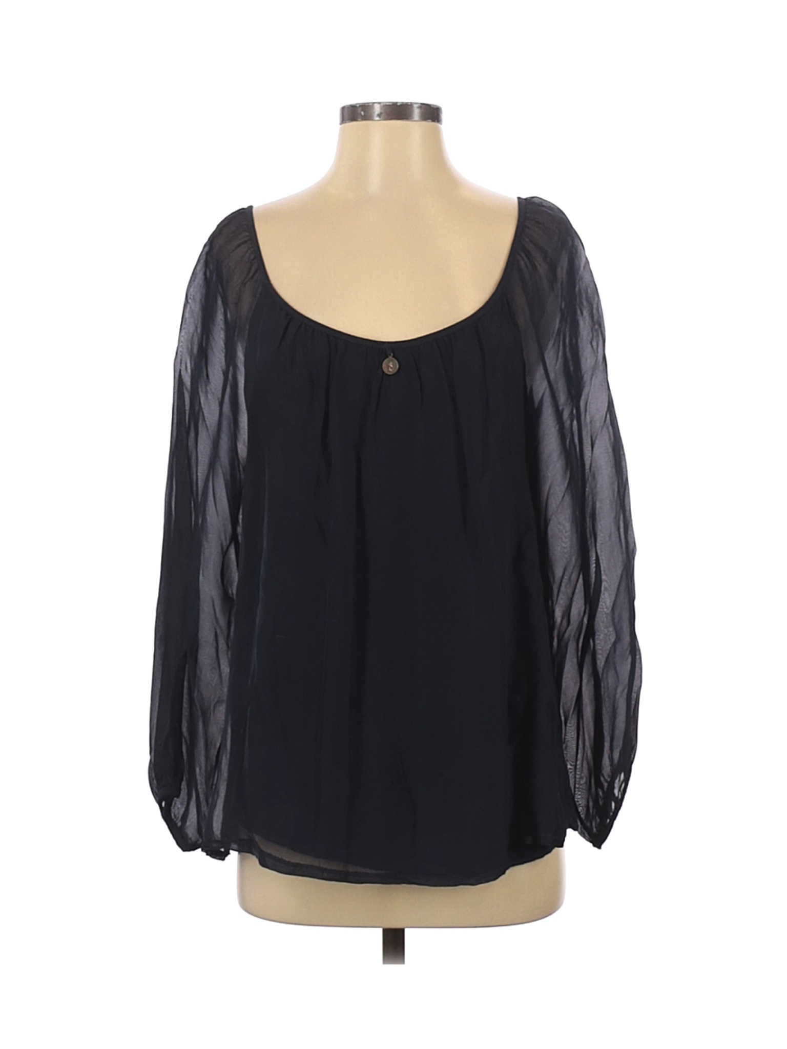 Tempo Paris Women Black Long Sleeve Blouse S | eBay