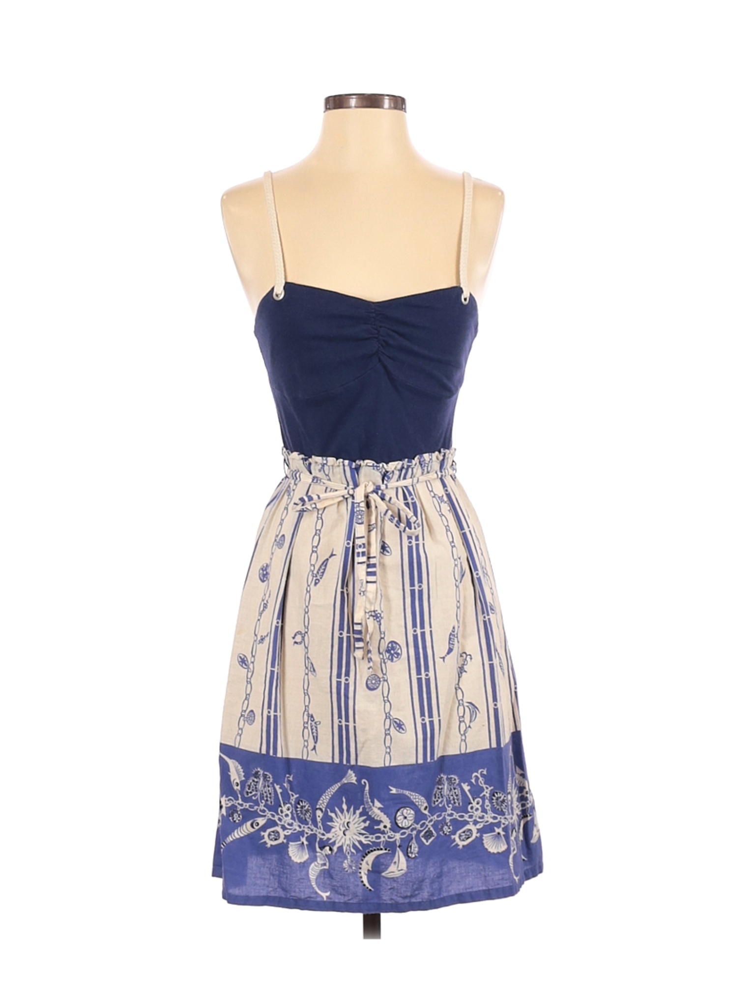 Lilka 100% Cotton Blue Casual Dress Size XS - 70% off | thredUP