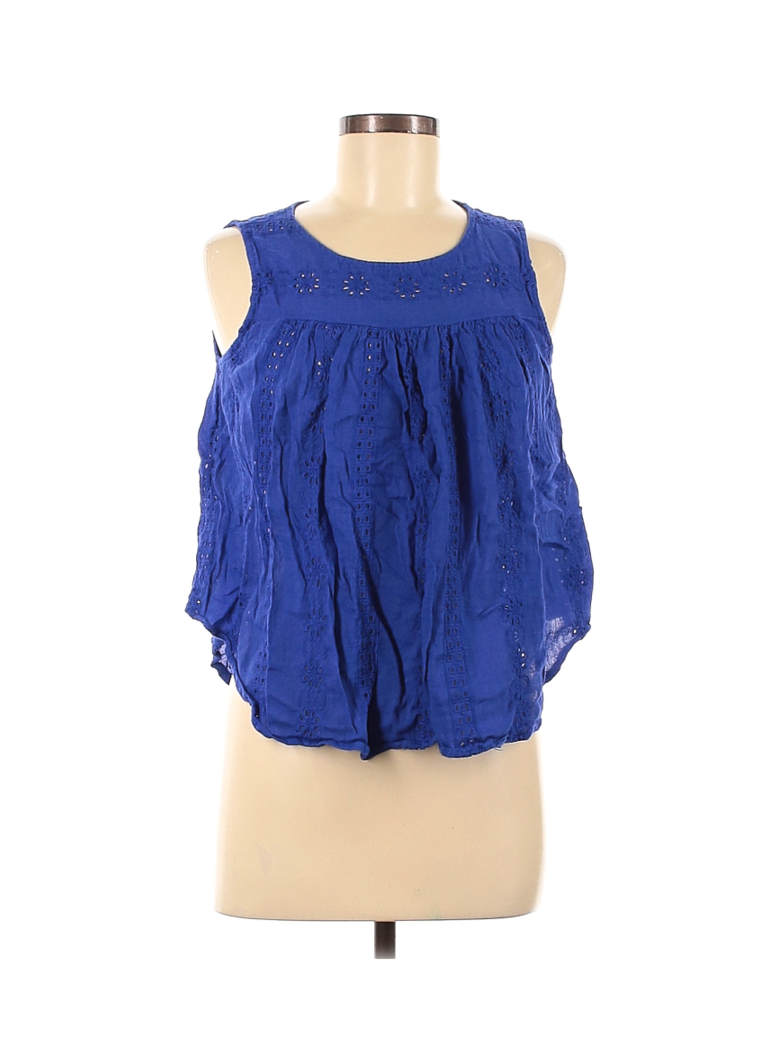 Gap Women Blue Sleeveless Blouse M | eBay