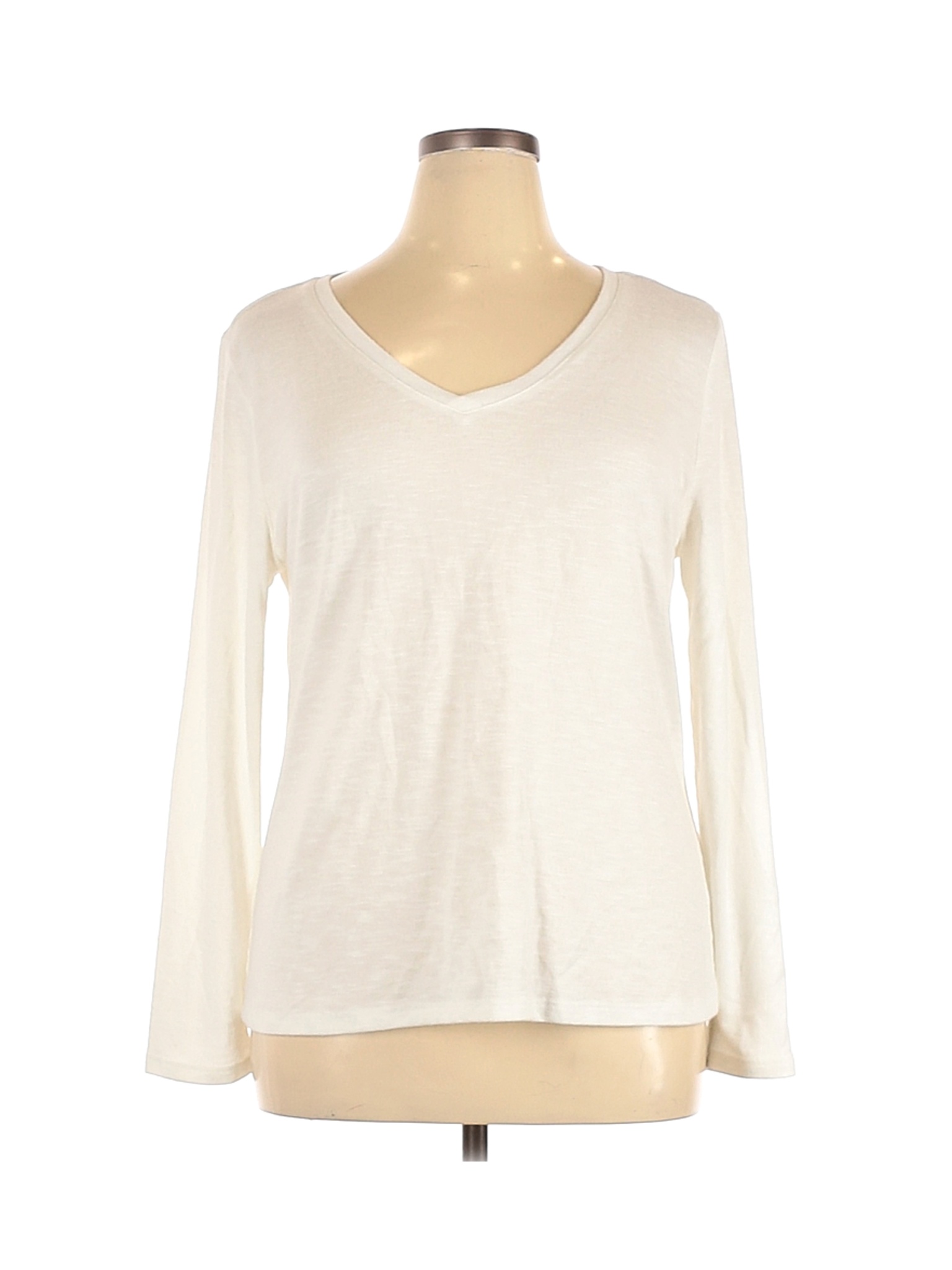 Dip Women Ivory Long Sleeve Top XL | eBay