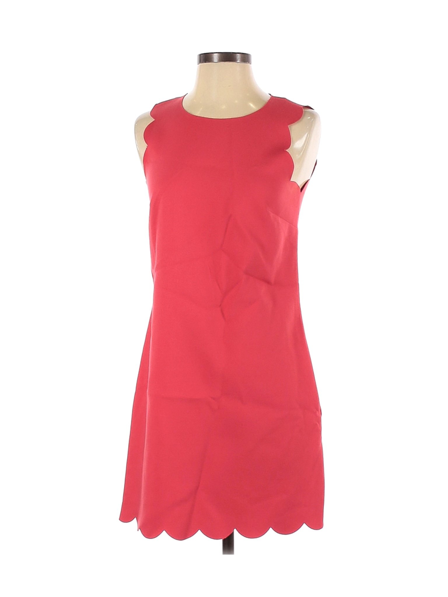 J.Crew Women Red Casual Dress 0 | eBay