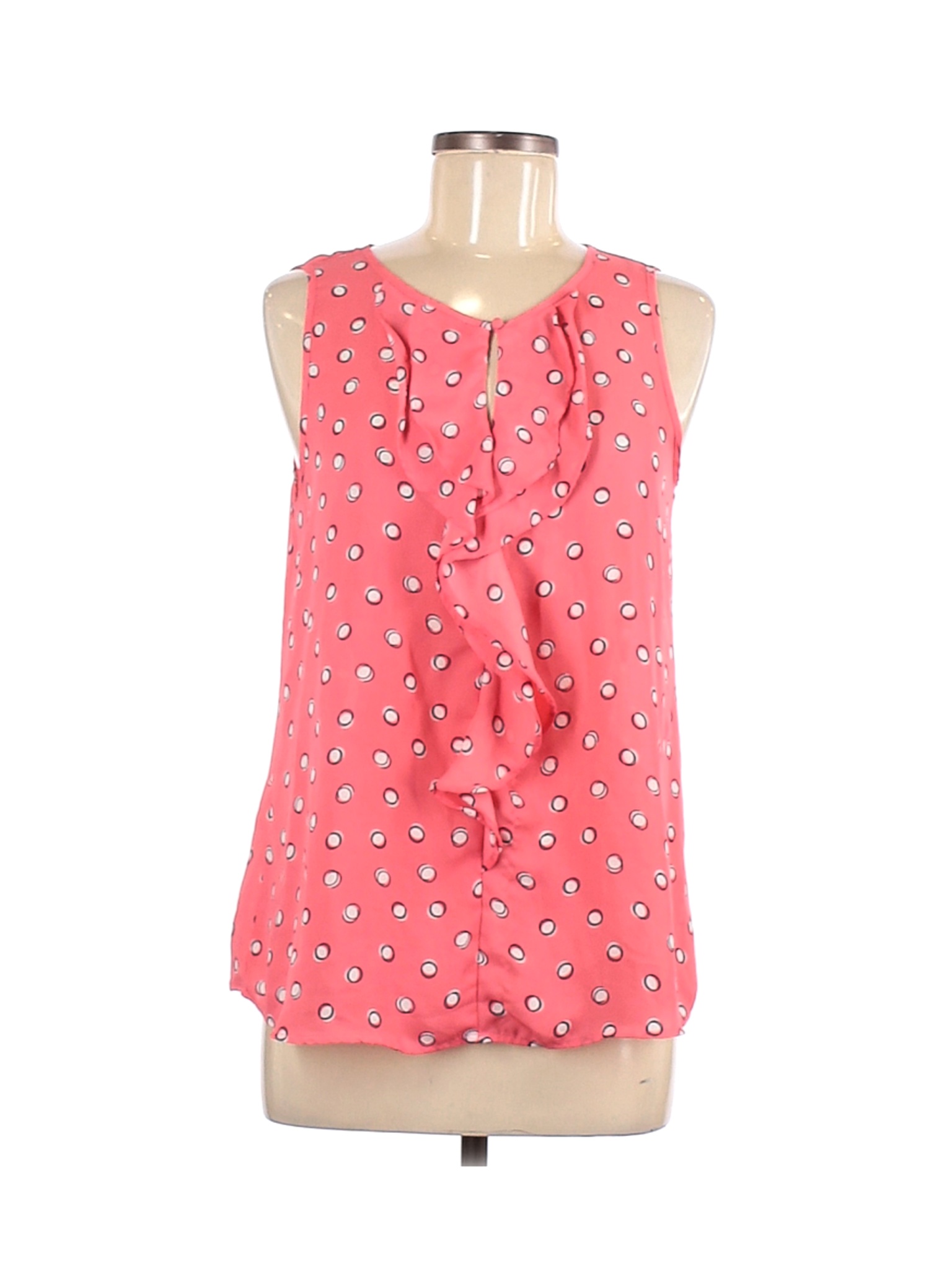 Elle Women Pink Sleeveless Blouse M | eBay