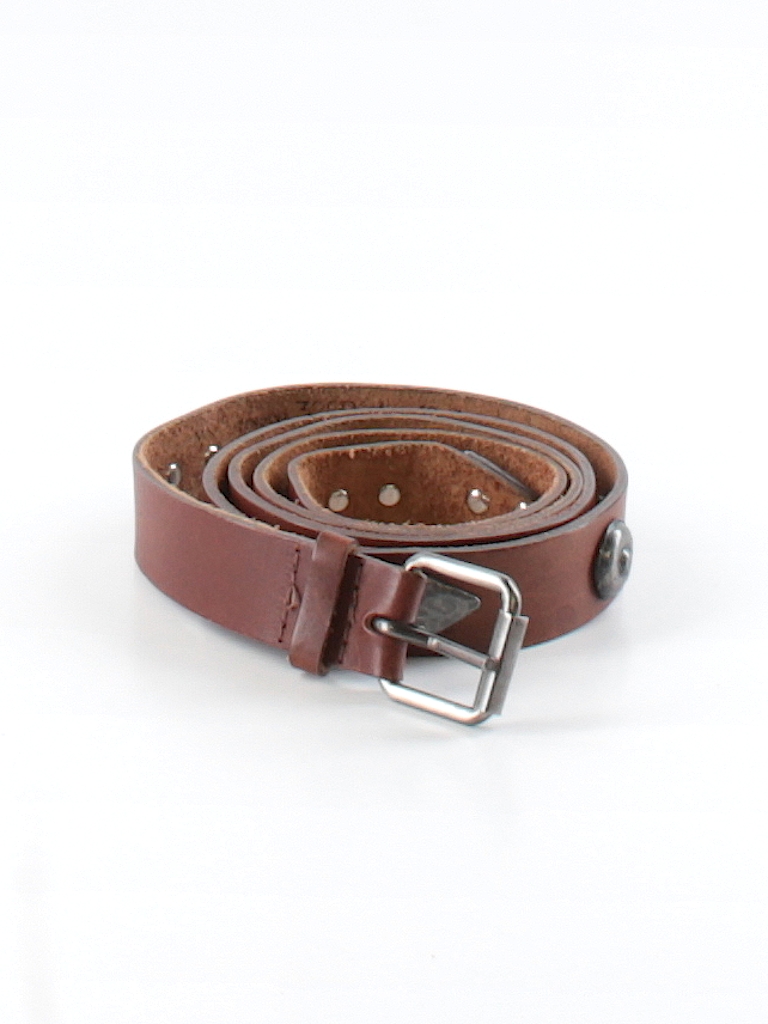 Ann Taylor Metallic Brown Leather Belt Size Med/Lg - photo 1