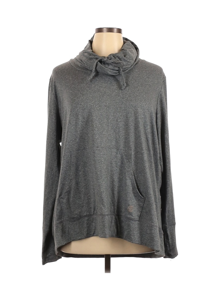 Balance Collection Color Block Gray Pullover Sweater Size 2X (Plus ...