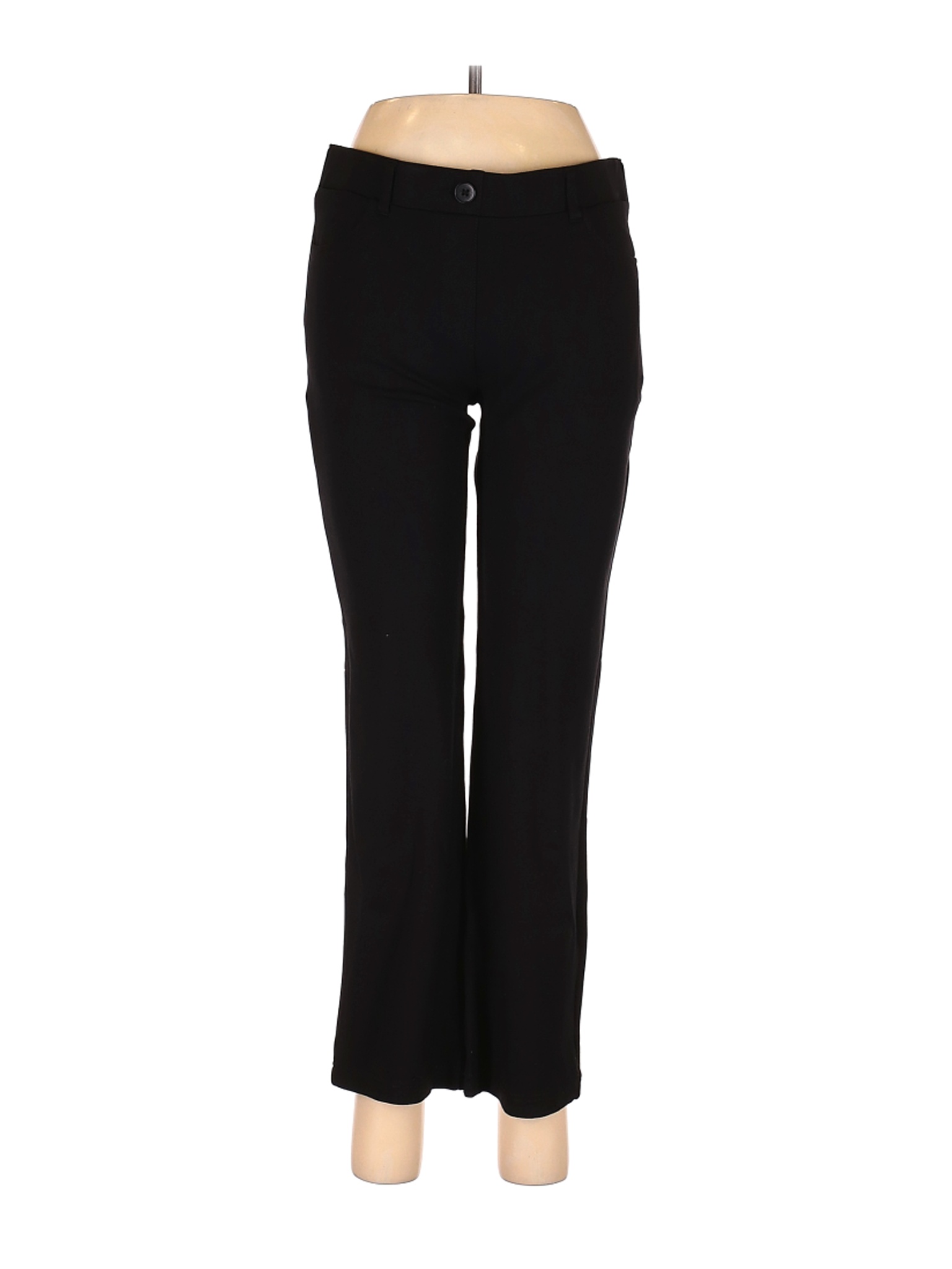 Betabrand Women Black Casual Pants L Petites | eBay