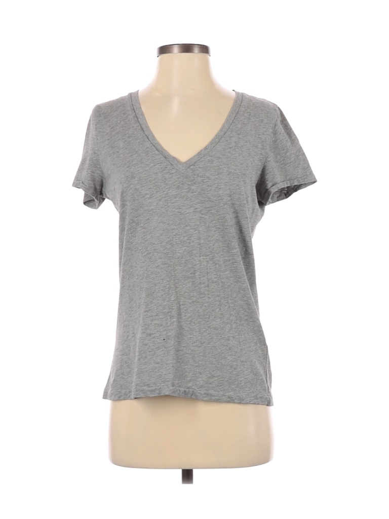 J.Crew Mercantile 100% Cotton Gray Short Sleeve T-Shirt Size M - 78% ...