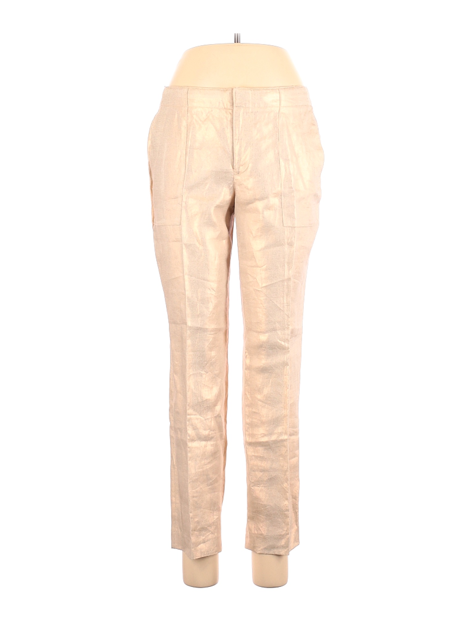 brown linen pants