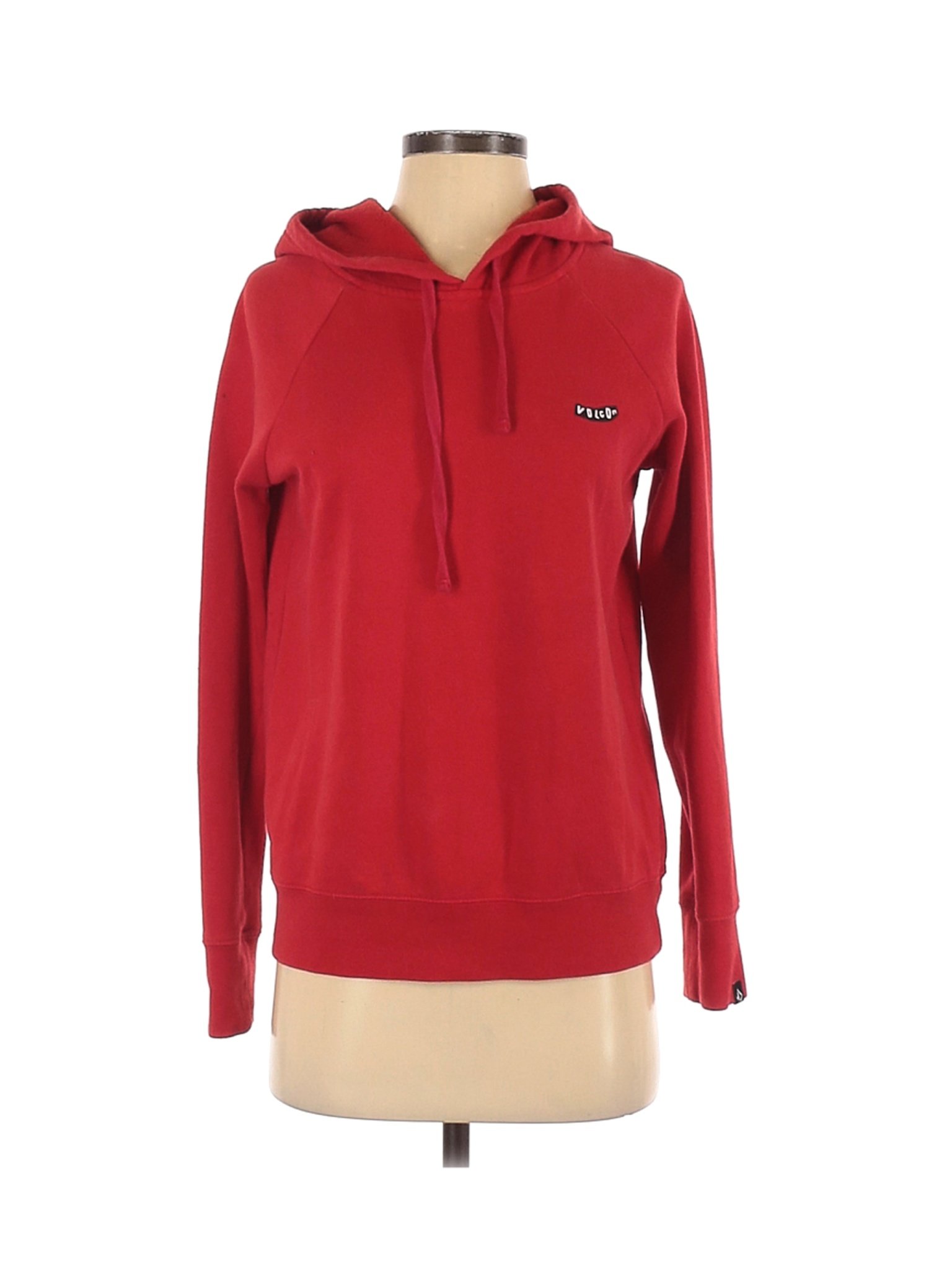 Volcom Solid Red Pullover Hoodie Size XS - 72% off | thredUP