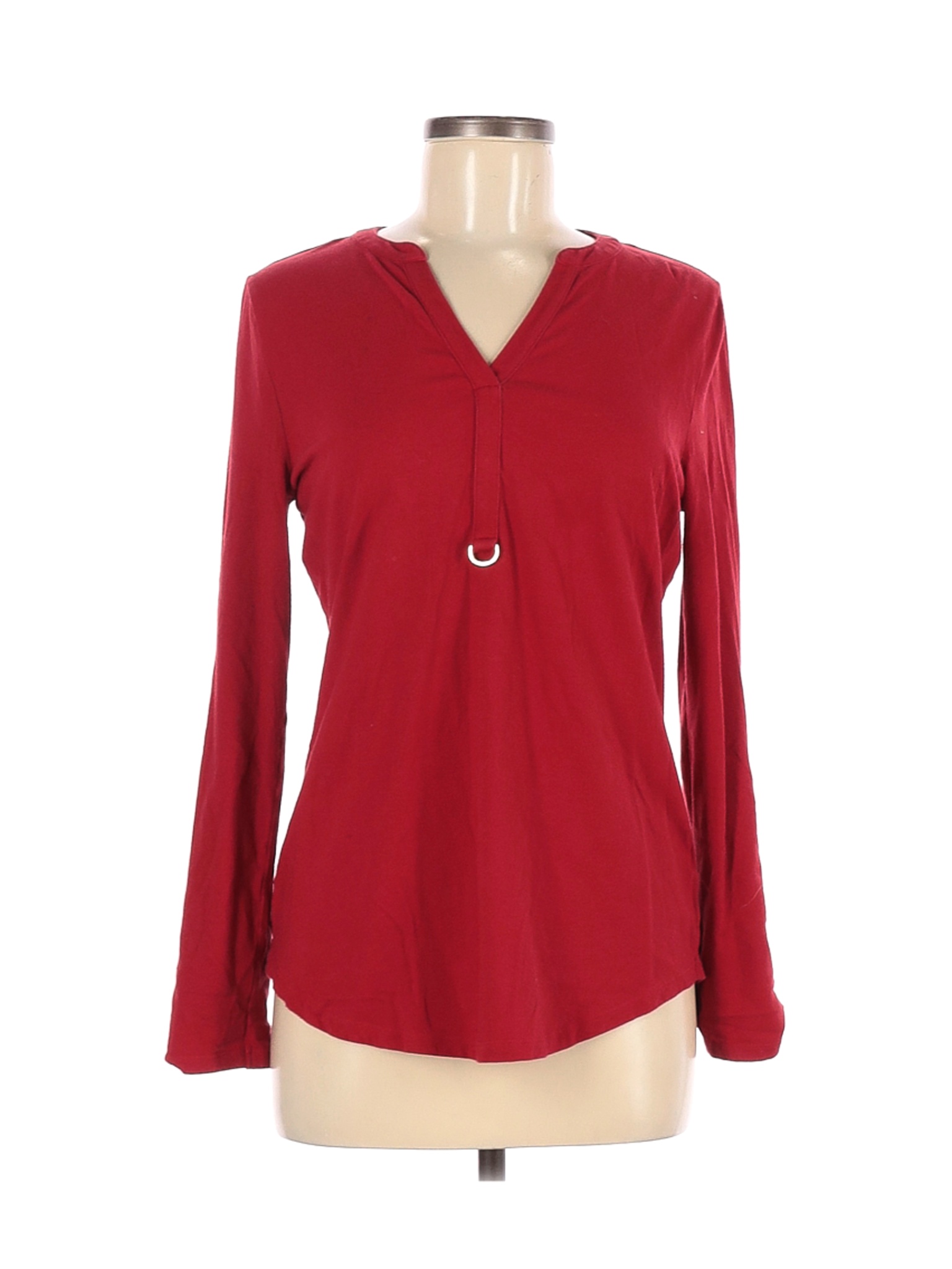 MICHAEL Michael Kors Women Red Long Sleeve T-Shirt M | eBay