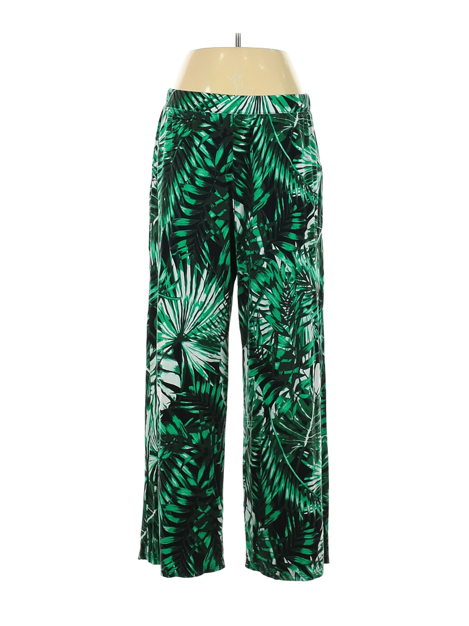 D&Co. Tropical Green Casual Pants Size L - 54% off | thredUP