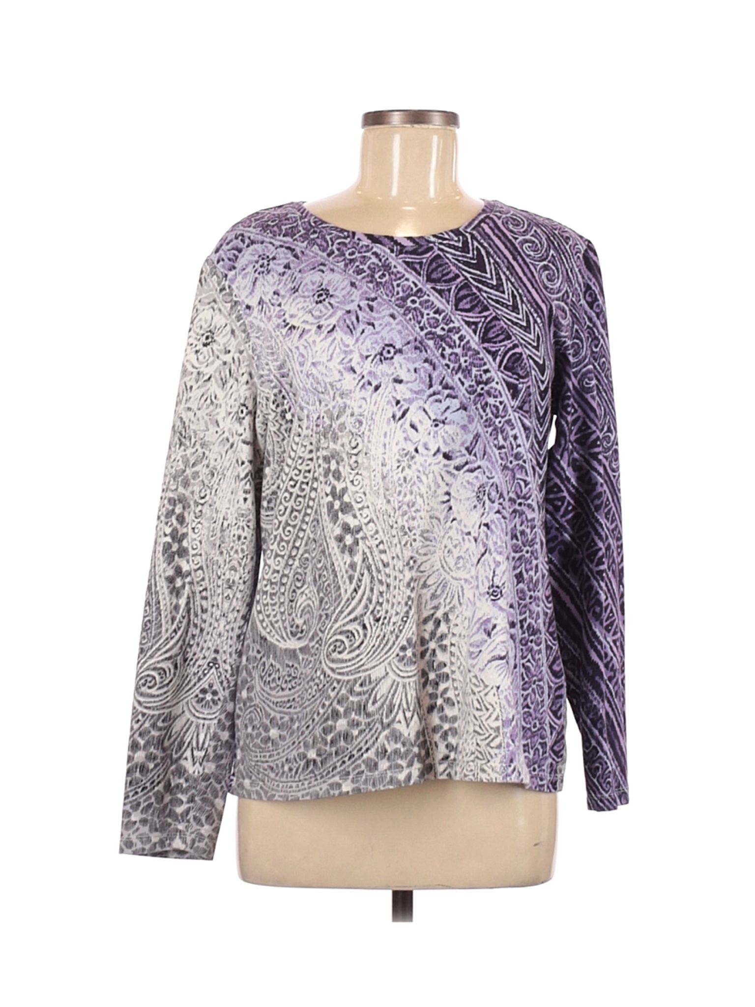 Christopher & Banks Women Purple Long Sleeve Top M | eBay