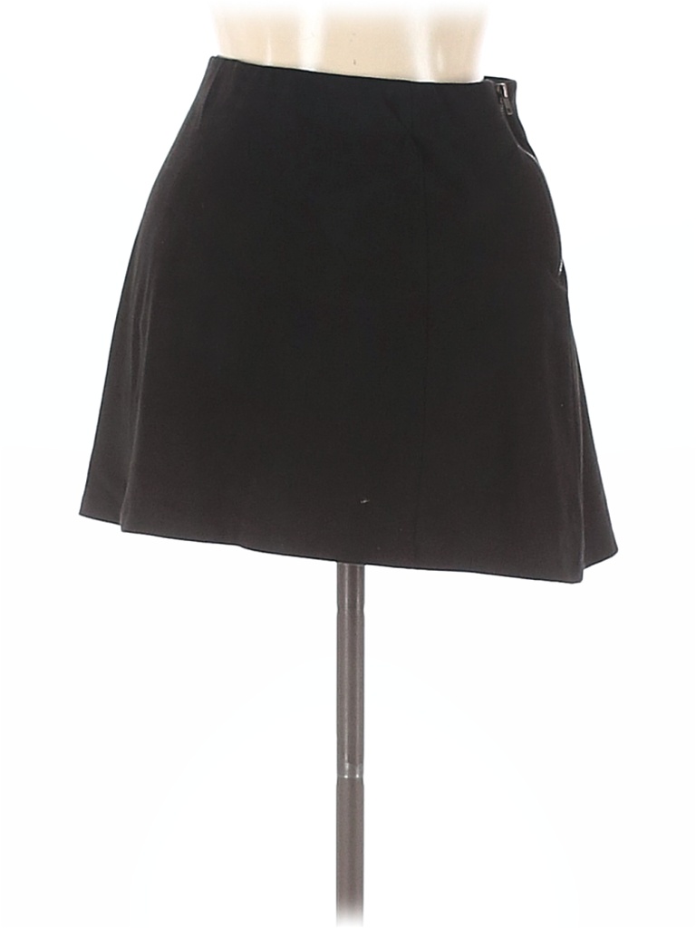 John Galt Solid Black Casual Skirt One Size - 63% off | thredUP