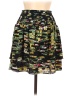 a.n.a. A New Approach 100% Polyester Tortoise Floral Motif Baroque Print Batik Graphic Tropical Camo Black Casual Skirt Size M - photo 1