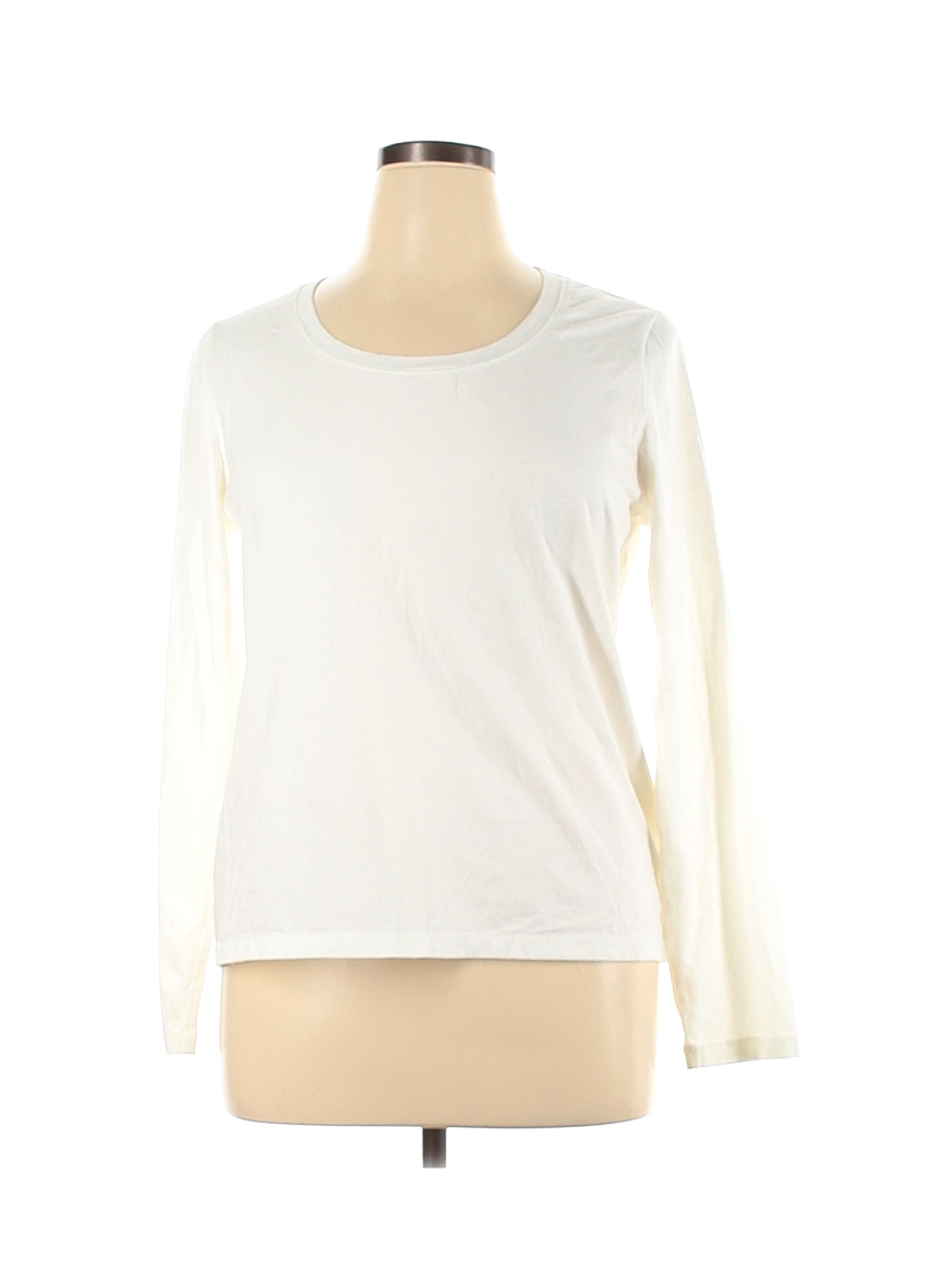 SONOMA life + style Women White Long Sleeve T-Shirt XL | eBay