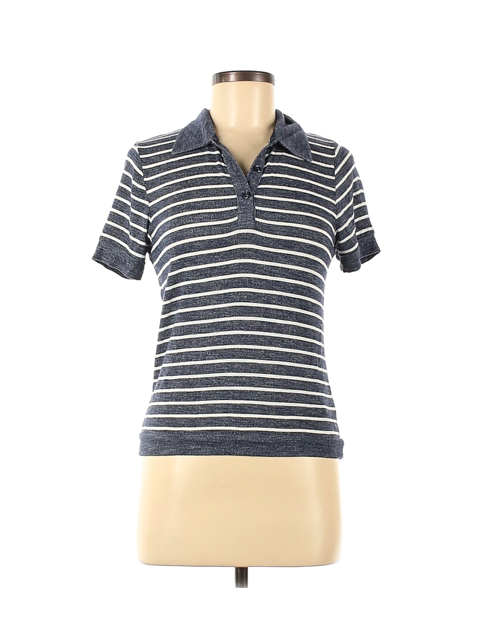 Topshop Women Blue Short Sleeve Polo 8 | eBay