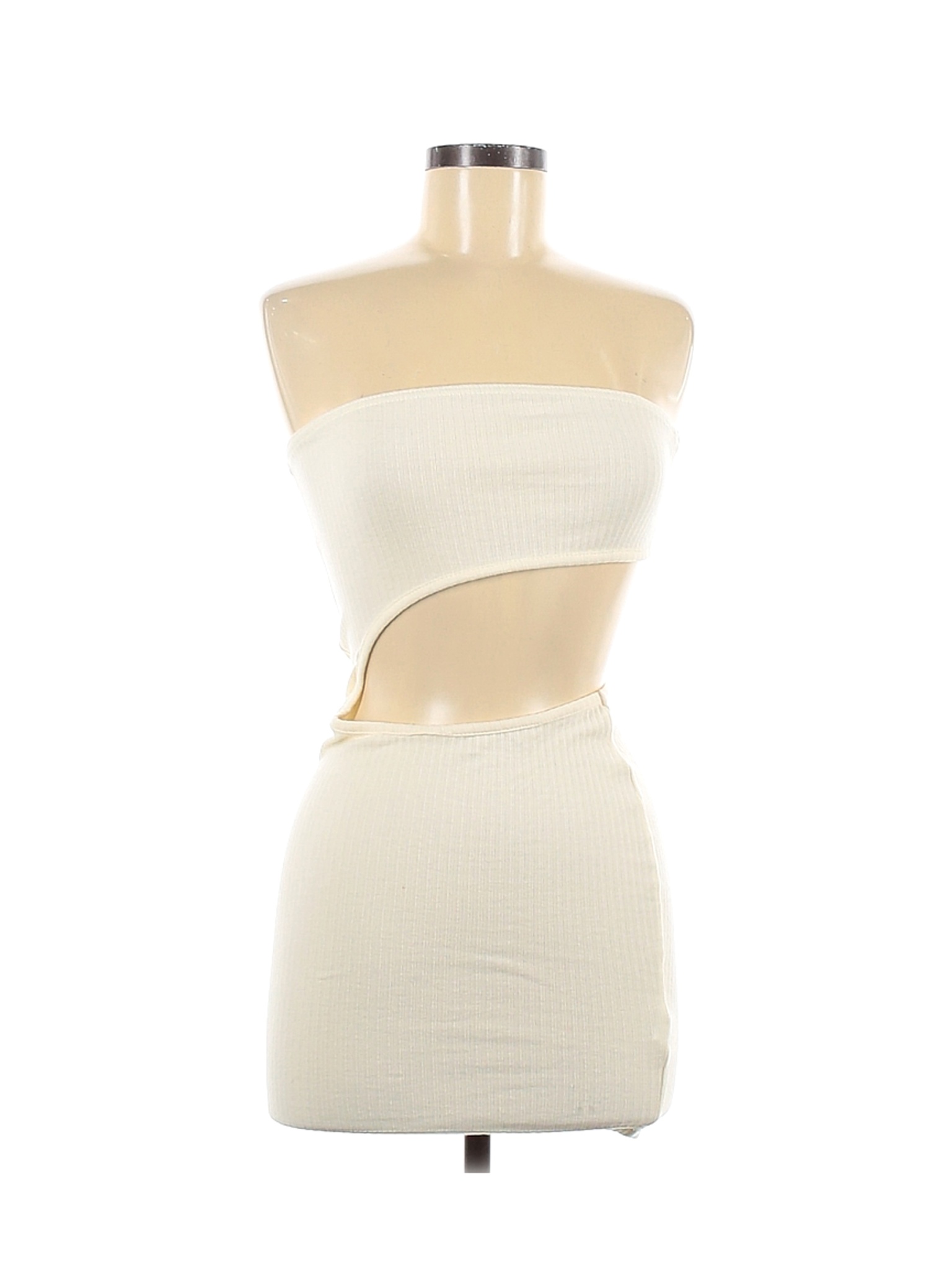 PrettyLittleThing Ivory Cocktail Dress Size 6