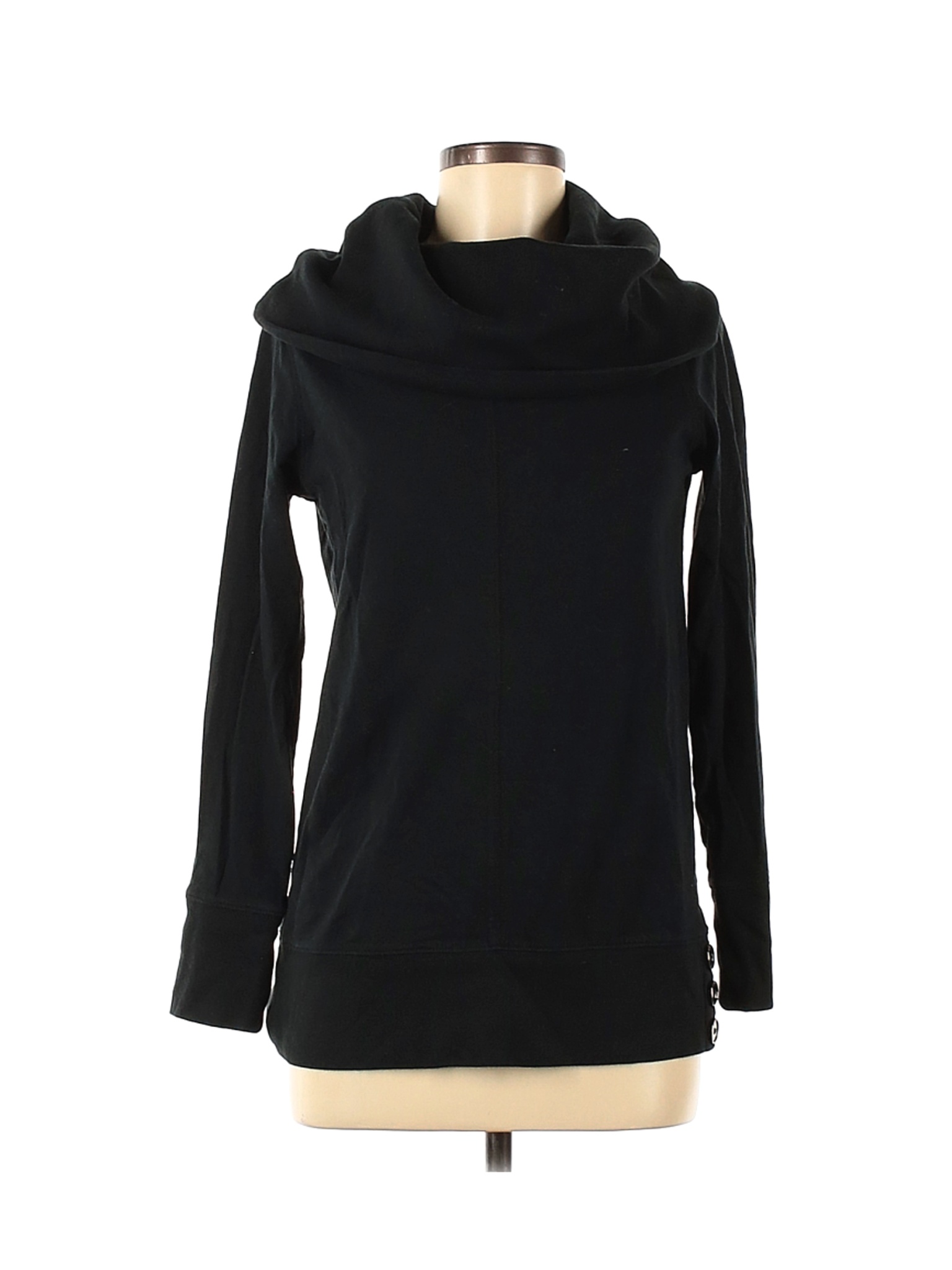 Ann Taylor LOFT Women Black Sweatshirt M | eBay