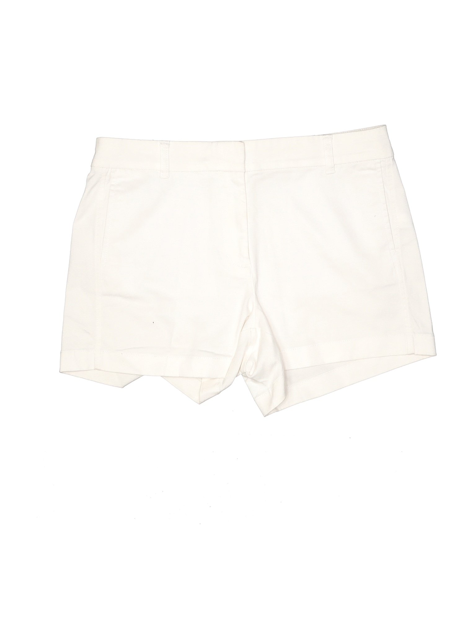 J.Crew Women White Khaki Shorts 8 | eBay