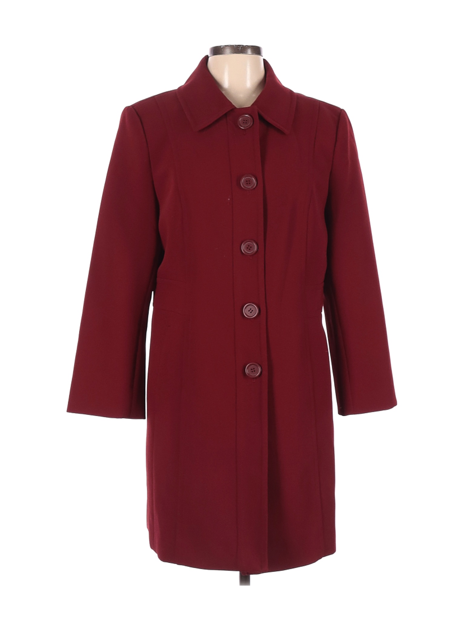 ann taylor red coat